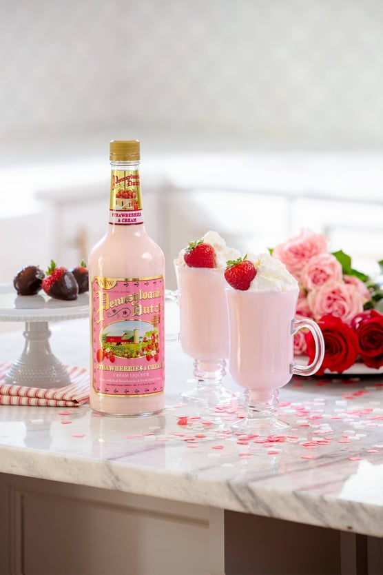 Strawberries Cream Pennsylvania Dutch